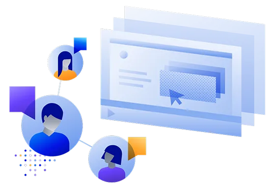 Screenshot of QuarkIP Partners page featuring top-tier proxy services and browser fingerprinting tools partnerships, with blue-purple minimalist design
